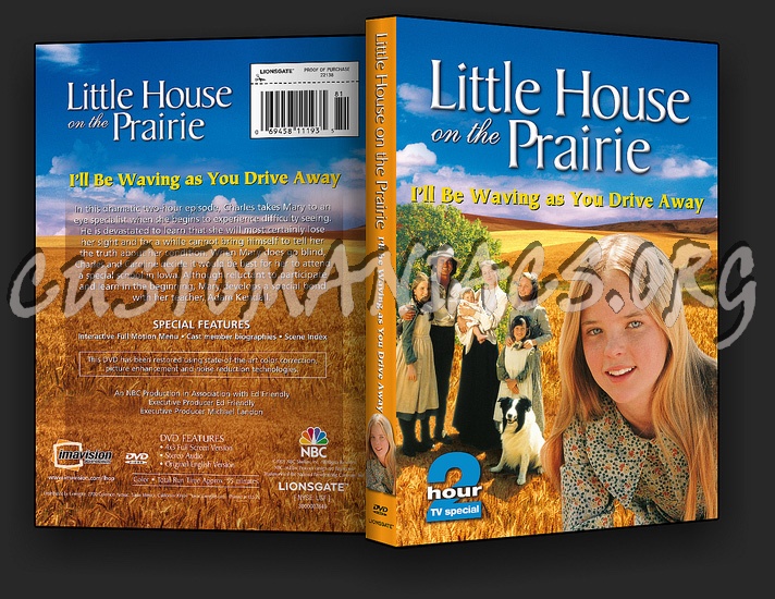 Little House on the Prairie: I'll be Waving as you Drive Away dvd cover