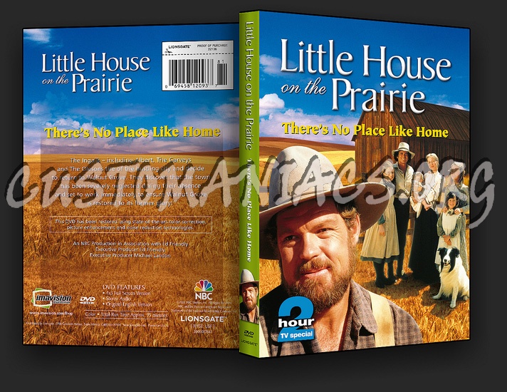 Little House on the Prairie: There's No Place Like Home dvd cover