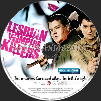 Lesbian Vampire Killers dvd label