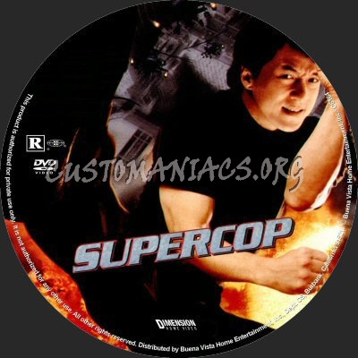 Supercop dvd label