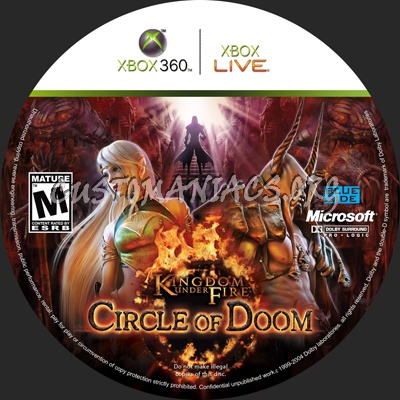 Kingdom under Fire - Circle of Doom dvd label