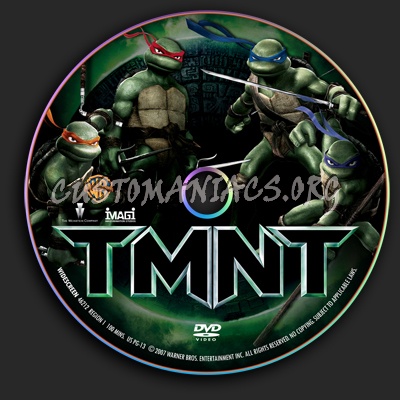 Tmnt dvd label