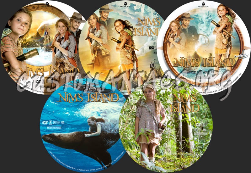 Nim's Island dvd label