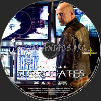 Surrogates dvd label