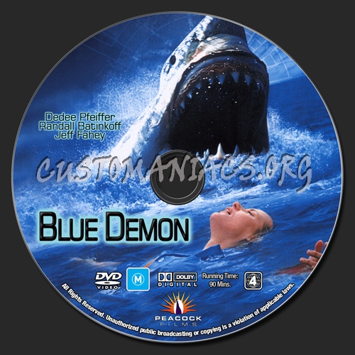 Blue Demon dvd label