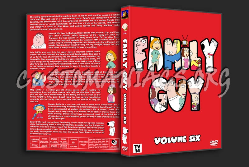 Family Guy: Volume 6 dvd cover