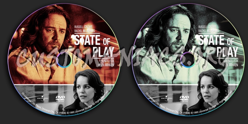 State of Play dvd label