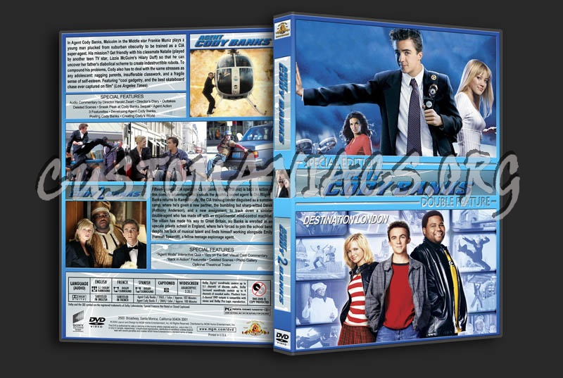 Agent Cody Banks/Agent Cody Banks 2 Double Feature dvd cover