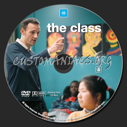 The Class dvd label