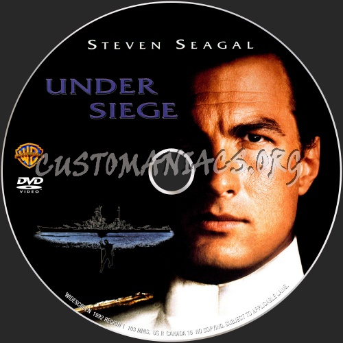 Under Siege dvd label