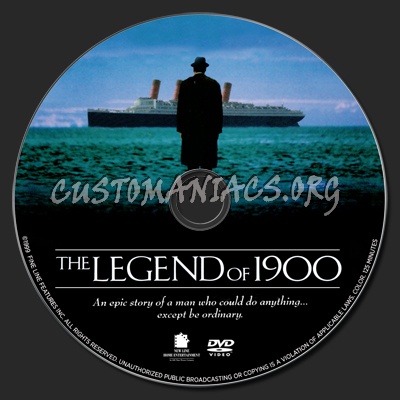 The Legend of 1900 dvd label