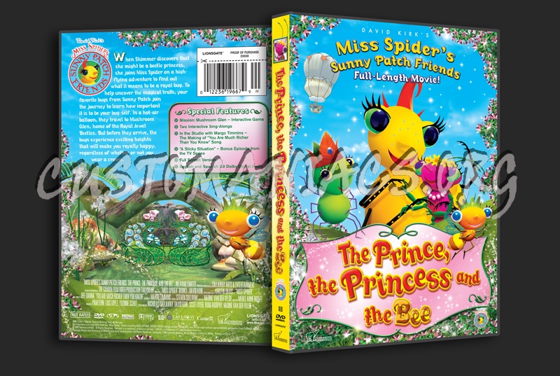 Miss Spider's: The Prince the Princess and the Bee dvd cover