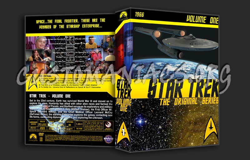 Star Trek TOS Volume 1 dvd cover