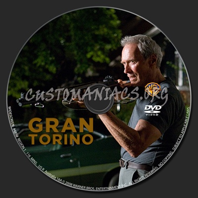 Gran torino dvd label