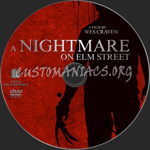 A Nightmare On Elm Street dvd label