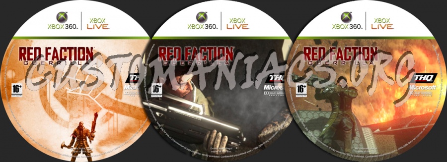 Red Faction Guerrilla dvd label