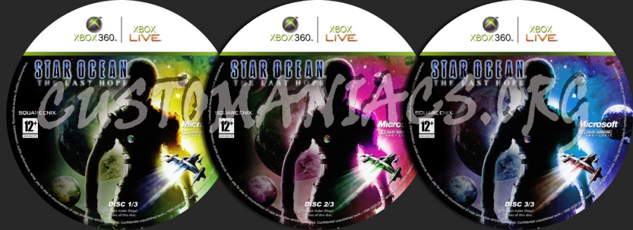 Star Ocean: The Last Hope dvd label