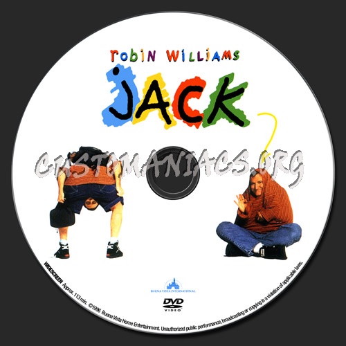 Jack dvd label