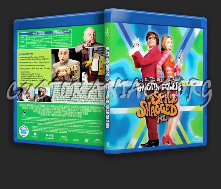 Austin Powers The Spy Who Shagged Me blu-ray cover