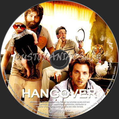 The Hangover dvd label