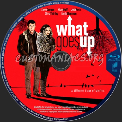 What Goes Up blu-ray label