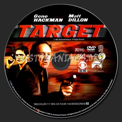 Target dvd label