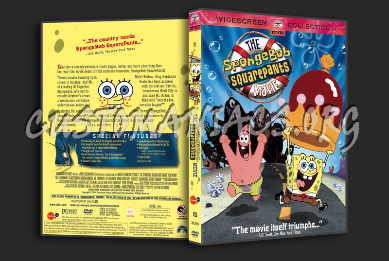 movie dvd cover share this link the spongebob squarepants movie - The ...