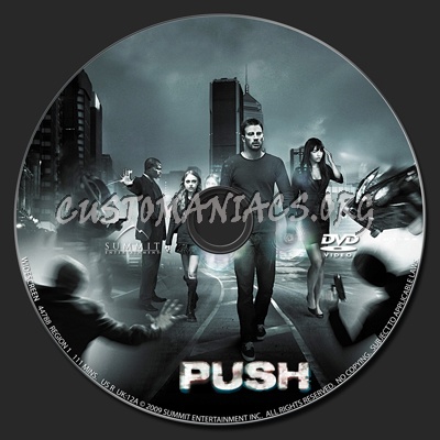 Push dvd label