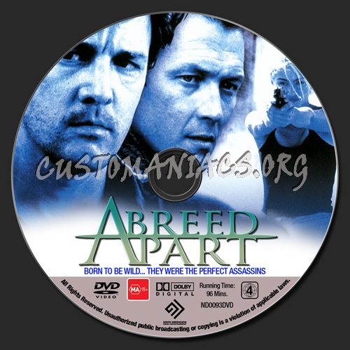 A Breed Apart dvd label