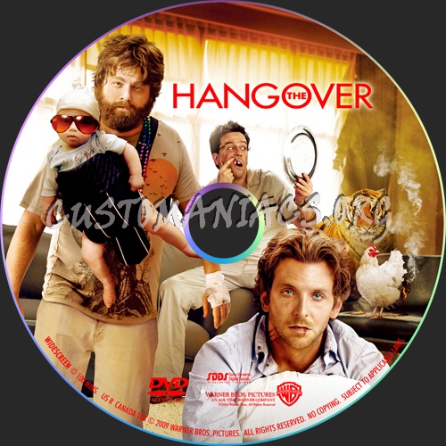 The Hangover dvd label