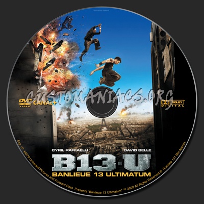 B13 Ultimatum dvd label