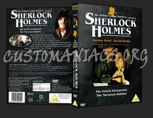 Sherlock Holmes The Greek Interpreter - The Norwood Builder dvd cover