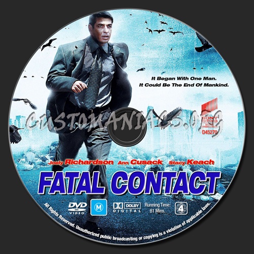 Fatal Contact dvd label