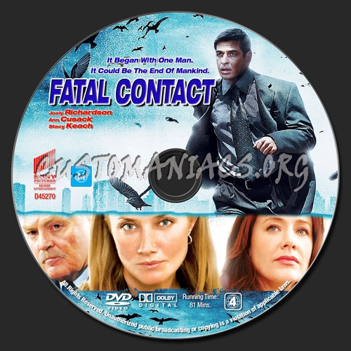 Fatal Contact dvd label