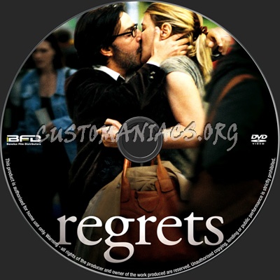 Regrets dvd label