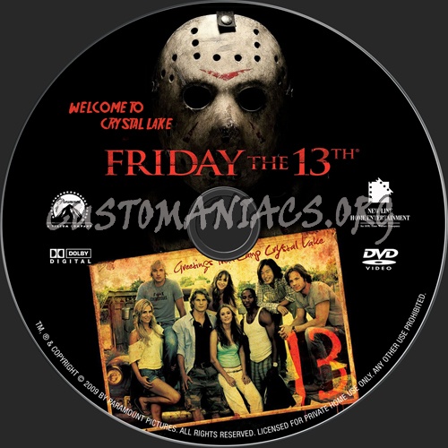 Friday the 13th 2009 dvd label