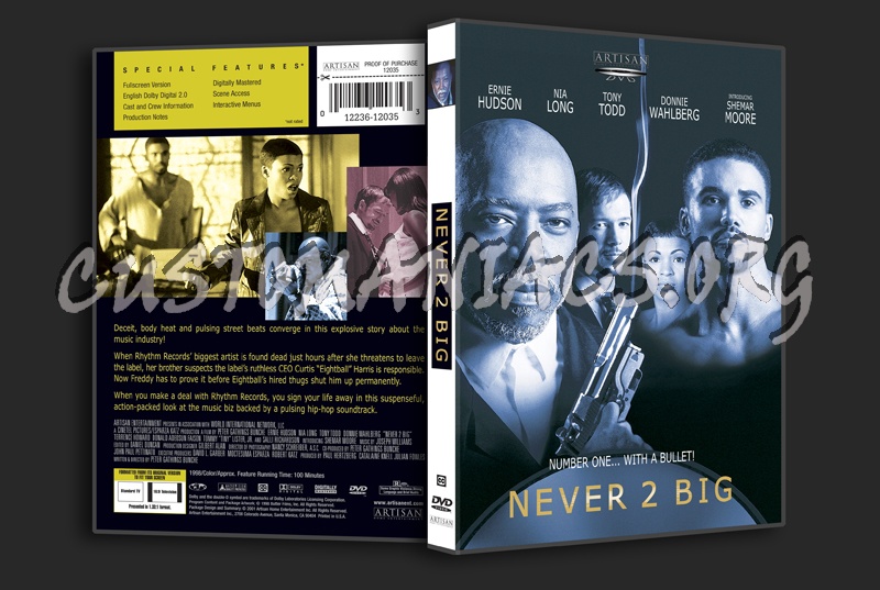 Never 2 Big dvd cover