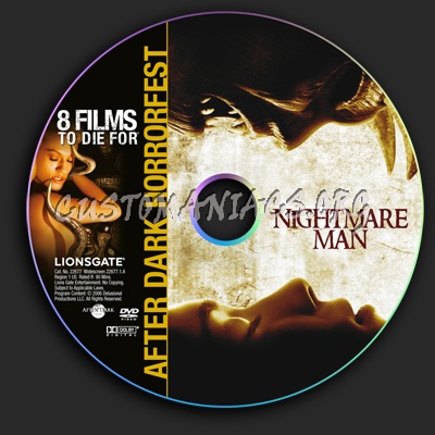 Nightmare Man dvd label