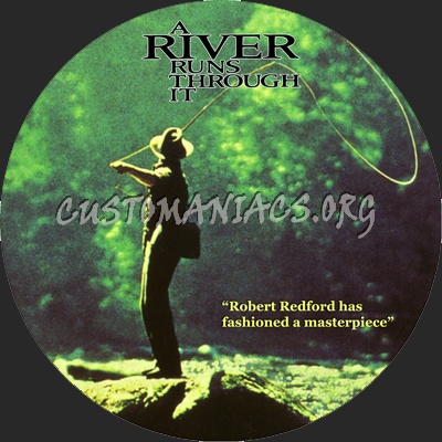 A River Runs Through It dvd label