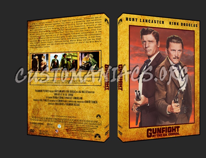 Gunfight at the O.K. Corral 1957 dvd cover