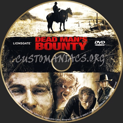 Dead Man's Bounty dvd label