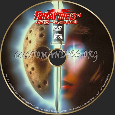 Friday 13th 2009 dvd label