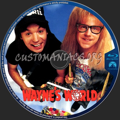 Waynes World blu-ray label