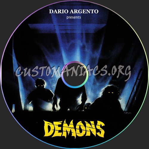 Demons dvd label