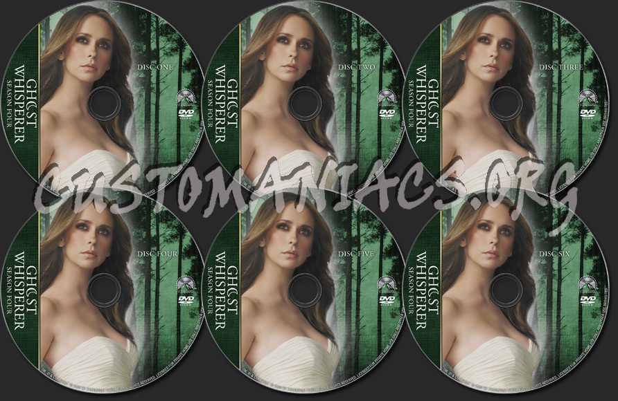 Ghost Whisperer Season Four dvd label