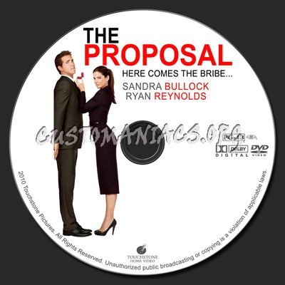 The Proposal dvd label