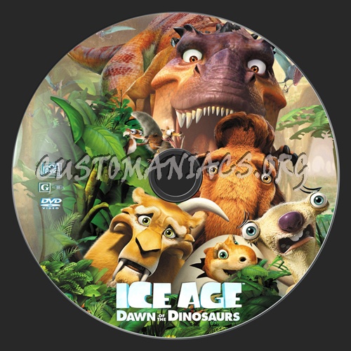 Ice Age 3 dvd label