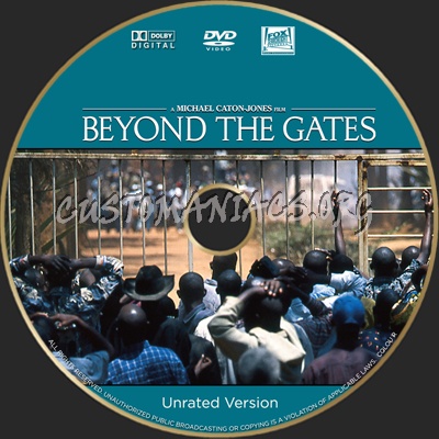 Beyond The Gates Unrated dvd label