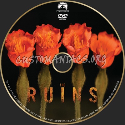 The Ruins dvd label