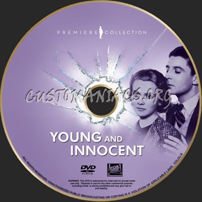 Young And Innocent dvd label